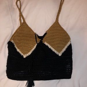 knit crop top